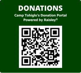 Camp Tohiglo’s Donation Portal Powered by Raisley® DONATIONS